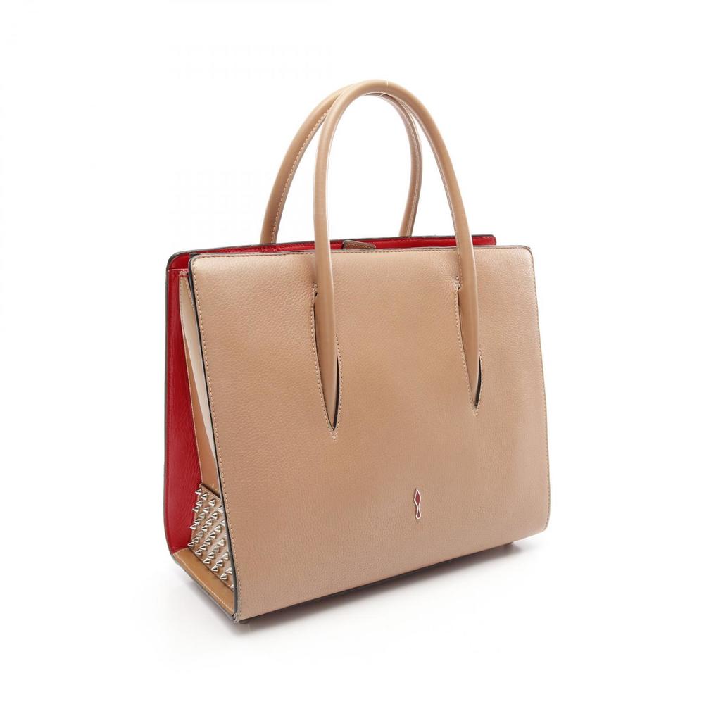 Christian Louboutin Tote Patent Bag Pink PALOMA Leather - Picture 2 of 8